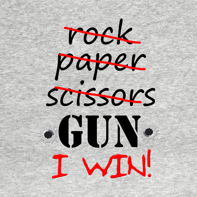 Rock Paper Scissors GUN I WIN!